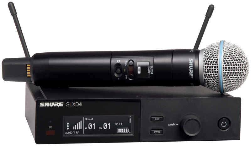 Shure general Shure slxd2/b58 transmisor de mano con cápsula b58A